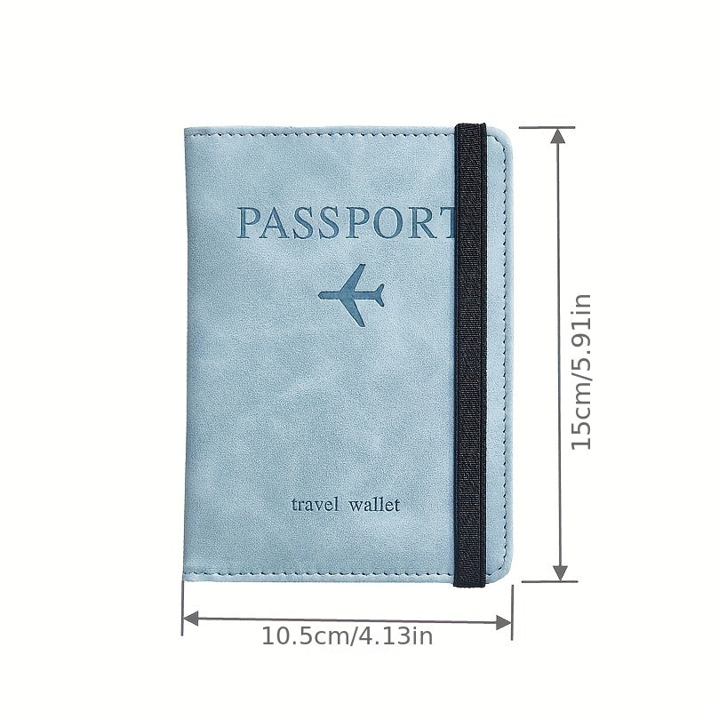 1pc RFID Passport Holder, Thin Passport Wallet, Surface, Multi Functional Wallet, Travel Passport Holder, Cute Card Holder