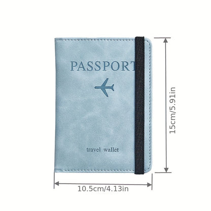 1pc RFID Passport Holder, Thin Passport Wallet, Surface, Multi Functional Wallet, Travel Passport Holder, Cute Card Holder