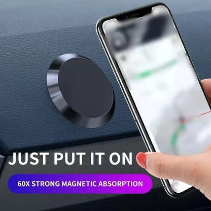 Universal Magnetic Car Phone Holder - Dashboard & Wall Mounted, Car Magnet Sticker for Phone Stand