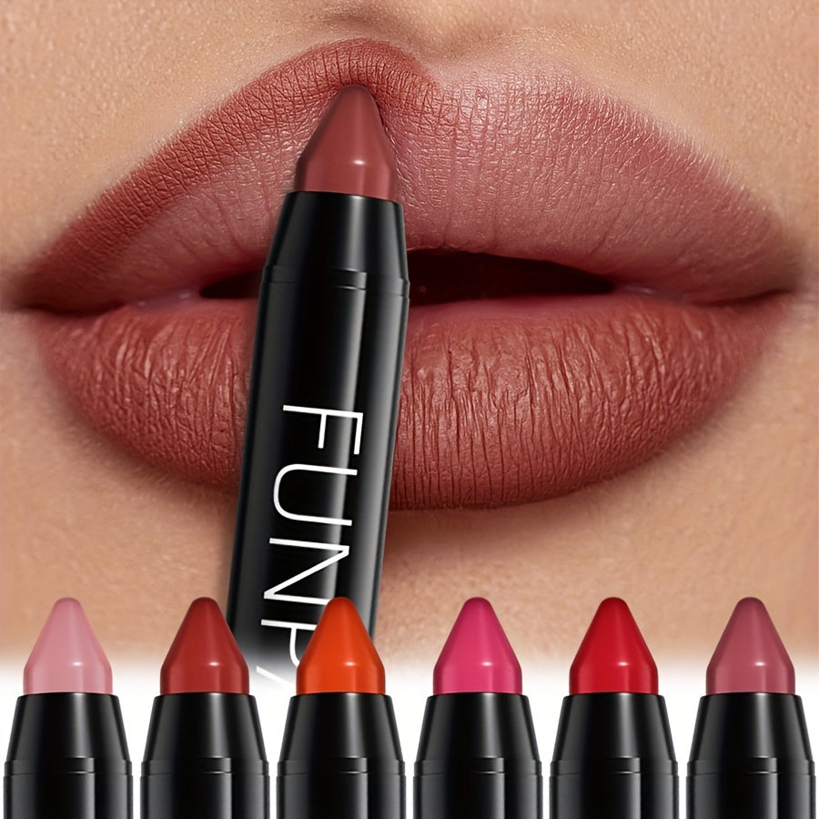 [Long-Lasting Lipstick] Highly Pigmented, Long-Lasting Lipstick | Lip Plumper, Lip Oil, Lip Tint, Moisturizing Lip Balm, Waterproof Lip Plumping Gloss