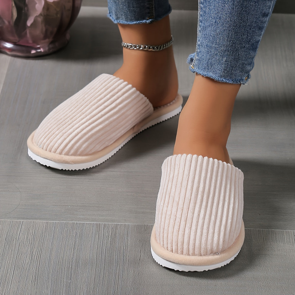 Women'S Slippers for All Seasons, Perfect for Indoor Use During Winter., Women Shoes