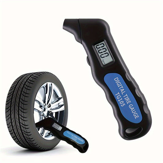 High-Precision Digital Gauge for Measuring Tire Air Pressure, Featuring an LCD Display, Suitable for Cars, Trucks, Motorcycles, And Bicycles