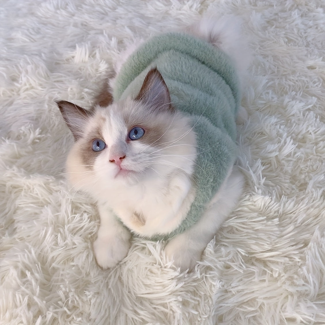Cute Autumn And Winter Cat Clothing, Warm And Thick Vests for Dogs, Preventing Shedding, Suitable for Small Pets And Kittens