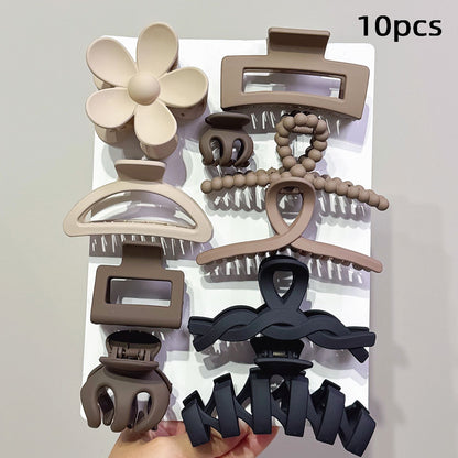 A Set of 10/11 Versatile Hair Styling Claw Clips, Suitable for Daily Outfits, Parties, Beach Trips, or as a Beautiful Gift for and Best Friends