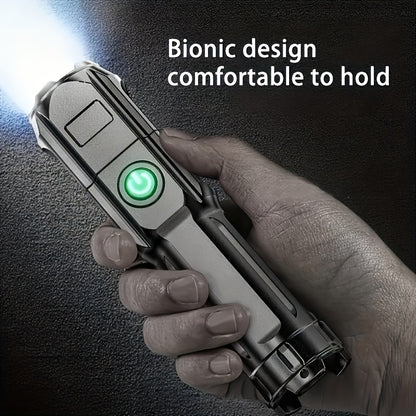 APOLLOFIRE Flashlight with Zoom & Focusable Beam - Portable, - Zooming Torch Suitable for Camping, Emergencies, Use - Compact & Powerful Flashlight, IPX4
