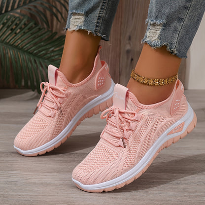 Plus-size Women's 2026 Spring/summer Mesh Casual Sneakers, Comfortable Lightweight Breathable Outdoor Running Shoes, Travel Vacation Camping Leisure Shoes, Women Shoes