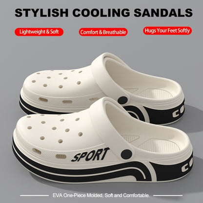 Men's EVA Thick-Soled Fashionable Versatile Trendy Durable Sporty Breathable Beach Shoes for Outdoor Wear