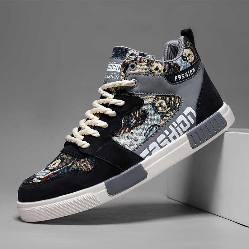 [Perfect Outdoor High-Top Sneakers] Fashionable High-Top Sneakers: Perfect for Outdoor Adventures - Men'S And Women'S Sizes Available