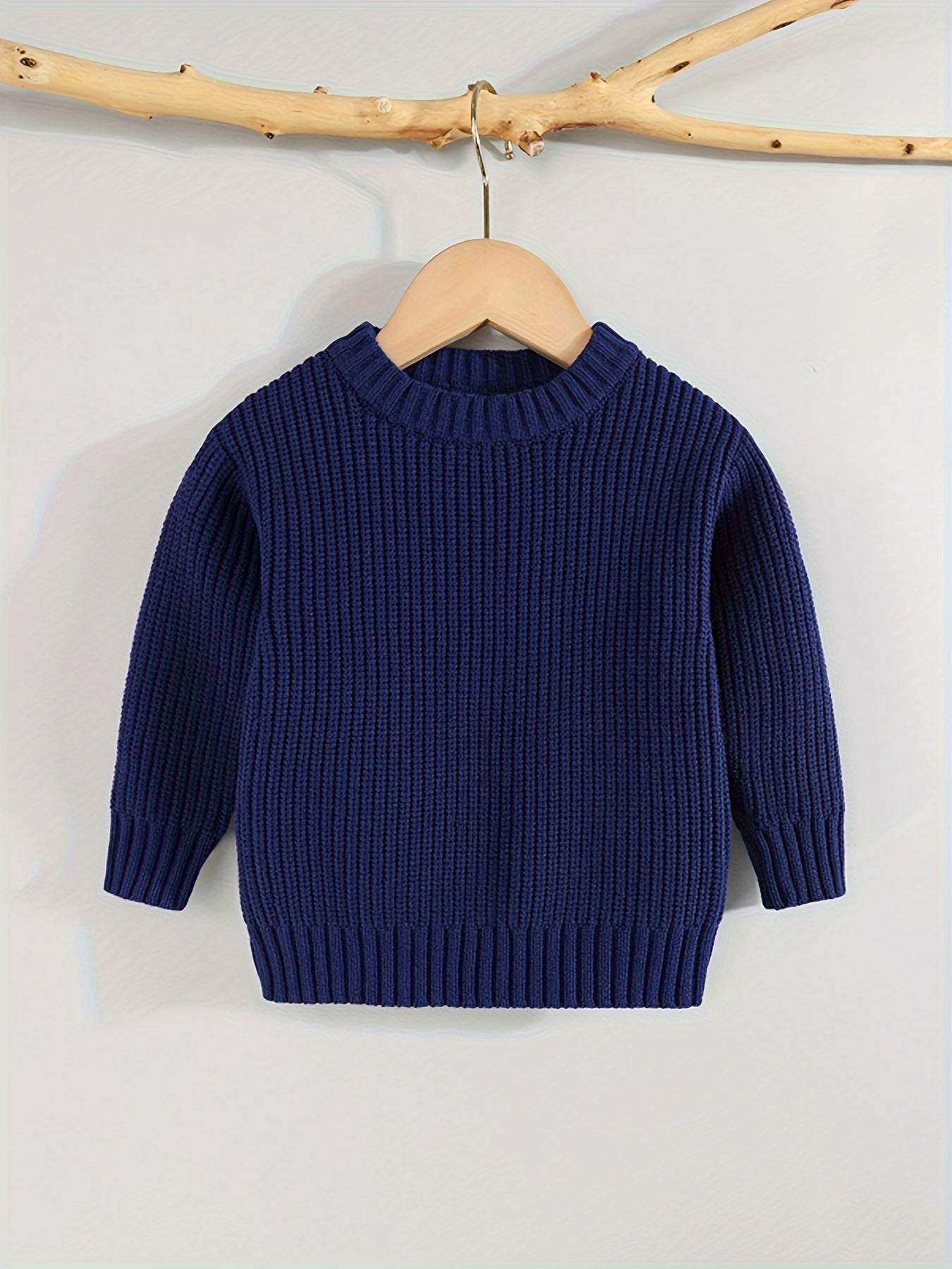 [Knit Sweater Pullover] Keep Your Baby Warm And Stylish This Winter with A Knit Sweater Pullover Top!