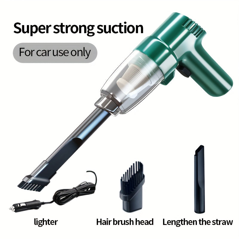 OUDEMU Car Vacuum Cleaner - Powerful 3Kpa Suction, Corded (3M), Lightweight Handheld Car Vacuum Cleaner, Single-Point Exhaust, Suitable for Cars, Trucks, Home - Lightweight And Portable, Without Battery