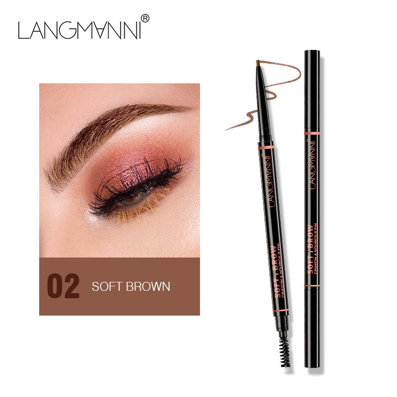 Smooth Long-Lasting Ultra-Fine Wild Eyebrow Pencil - Easy to Apply