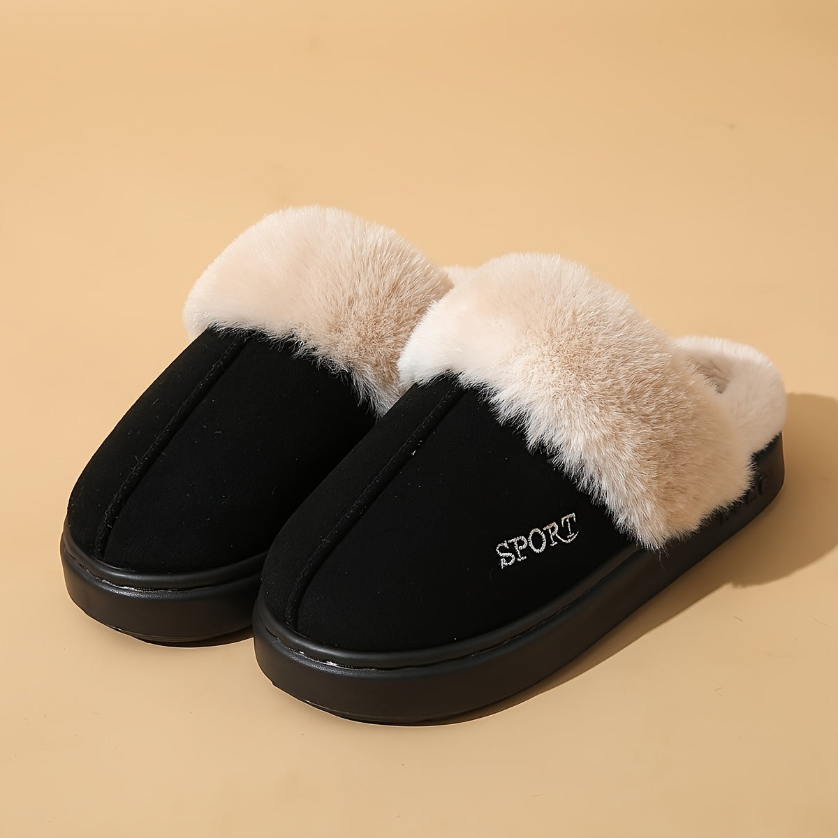Women'S Plush Slip-On Slippers That Are Warm, Comfortable, Soft, Lightweight, And Made with for Indoor Home Use., Women Shoes