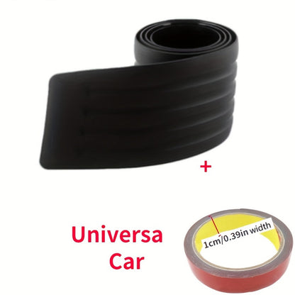 Universal Rear Bumper Protection Sticker for Cars, Designed to Cover The Trunk Sill with Rubber Strips And Anti-Scratch Pads As Accessories.