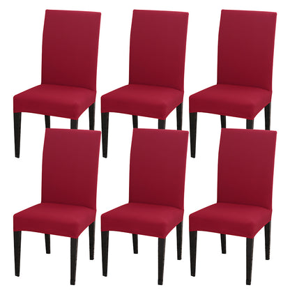 4-Piece/6-Piece/8-Piece/10-Piece/12-Piece S-Size Elastic Kitchen Chair Covers for Home Use