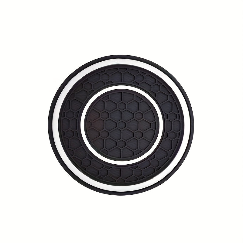 [Car Cup Holder Base] 2.75 feet 1pc Car cup holder base, suitable for most car anti slip coasters, red and black matching design - perfect for protecting your car interior