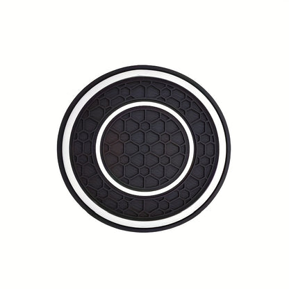 [Car Cup Holder Base] 2.75 feet 1pc Car cup holder base, suitable for most car anti slip coasters, red and black matching design - perfect for protecting your car interior