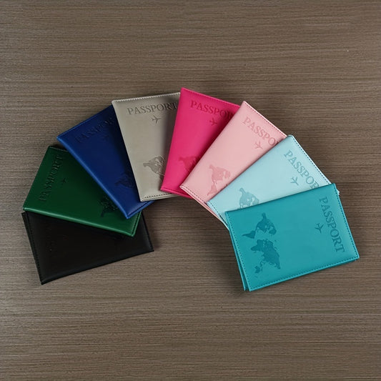 [PU Passport Holder] Minimalist Passport Holder | Convenient PU Passport Protection Case In, Sweet Style