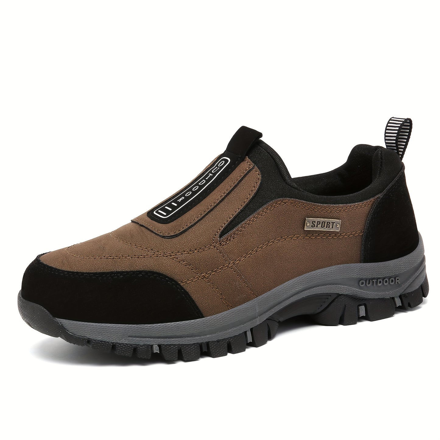 Men's Plus Size Loafers Flat Shoes Walking Shoes Slip-On All-Season Anti-Slip Comfortable Hiking Shoes