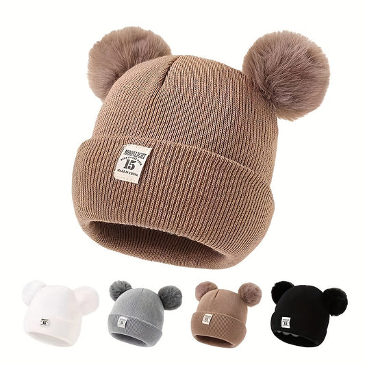 Winter Knitted Hat for & - Breathable Stretch Fit Soft Warm Hat Suitable for Showers, & Weather - Cozy Unisex Hat (Hand Washable)