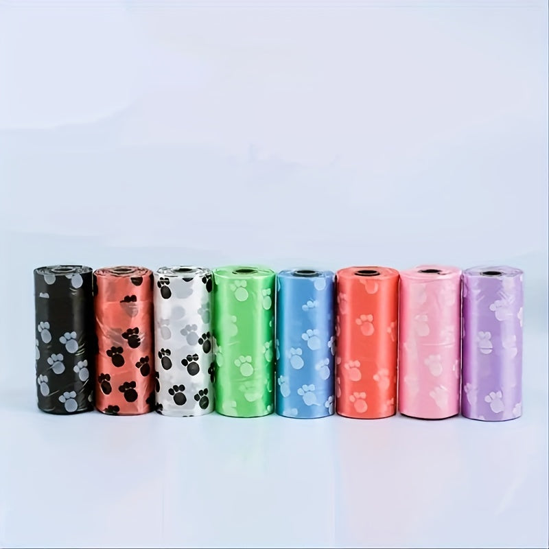 [Poop Bags For Dog Walking] 8 Rolls Pet Poop Bags For Dog & Cat, Dog Poop Bag For Outdoor Walking, Pet Supplies