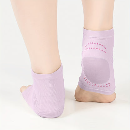 1-Pair Heel Gel Shield - -Free Cracked Heel, Hydrating Foot Care with Gel-Filled Heel for, for &, Daily Use