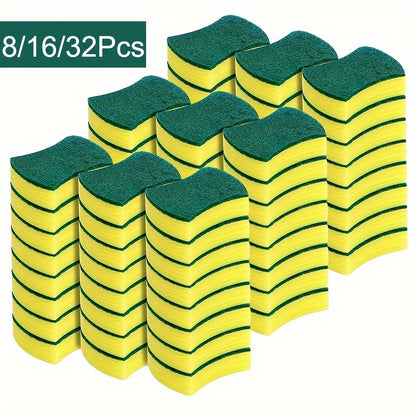 [Kitchen Sponge | Cleaning] 8/16/32 Pack Kitchen Sponge | Cleaning, Dish Towel, Scouring Pad, Anti-Scratch