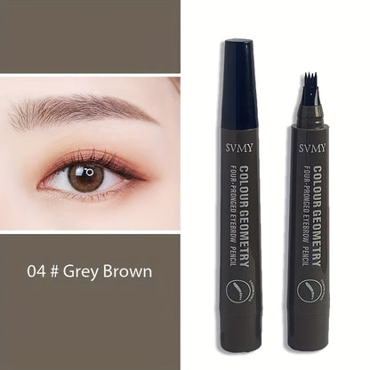 Waterproof Liquid Eyebrow Pencil - Long-Lasting, Smooth Application for Natural Wild Brow Look, Suitable for All Skin Types