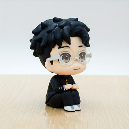 Creative Anime Figure, Cute Cartoon Action Figure Collectible Statue Model Doll, Exquisite Scene Ornaments, Ideal Gifts for Anime Fans, Anime Model Decoration, Car Accessories