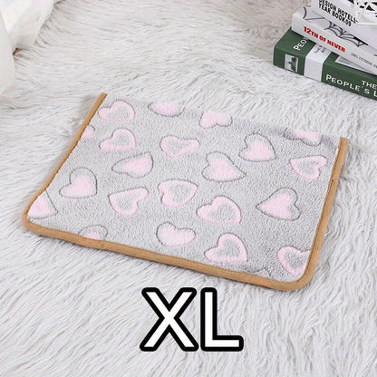 Comfortable And Breathable Cute Cartoon Pattern Dog Bed Blanket Washable Pet Blanket Cat And Dog Nest Mat