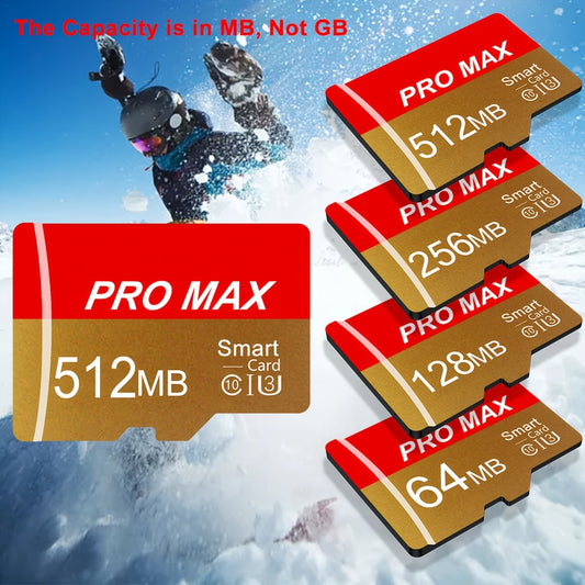 Single Piece Memory Card Options Available in 512MB, 256MB, 128MB, And 64MB Capacities. Compact Flash TF Card Suitable for Tablets, Cameras, Mobile Phones, Laptops, Pcs, Car Audio Systems, Game Consoles, And Audio Devices - Keep Your Files Safe!