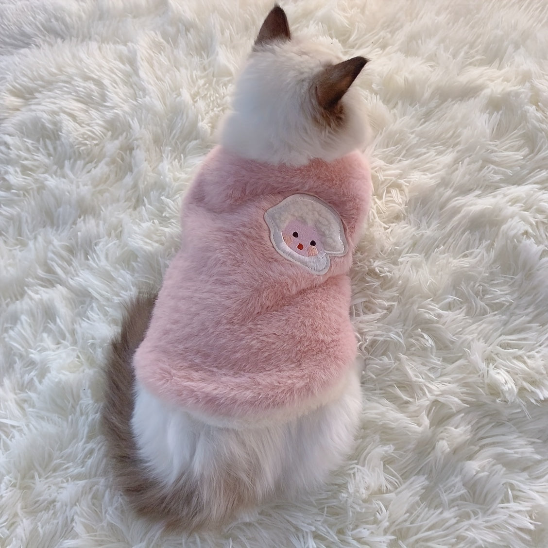 Cute Autumn And Winter Cat Clothing, Warm And Thick Vests for Dogs, Preventing Shedding, Suitable for Small Pets And Kittens