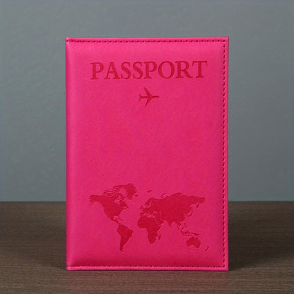 [PU Passport Holder] Minimalist Passport Holder | Convenient PU Passport Protection Case In, Sweet Style