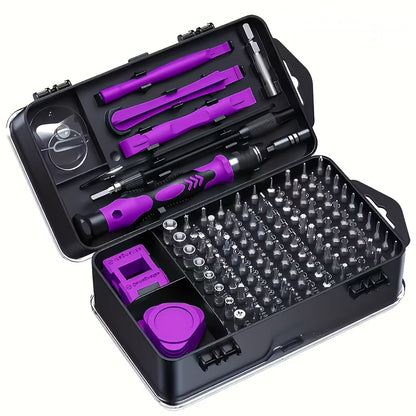 117-In-1 Precision Screwdriver Set, Essential Repair Tools for Home, -Shaped Hex Screwdriver Kit