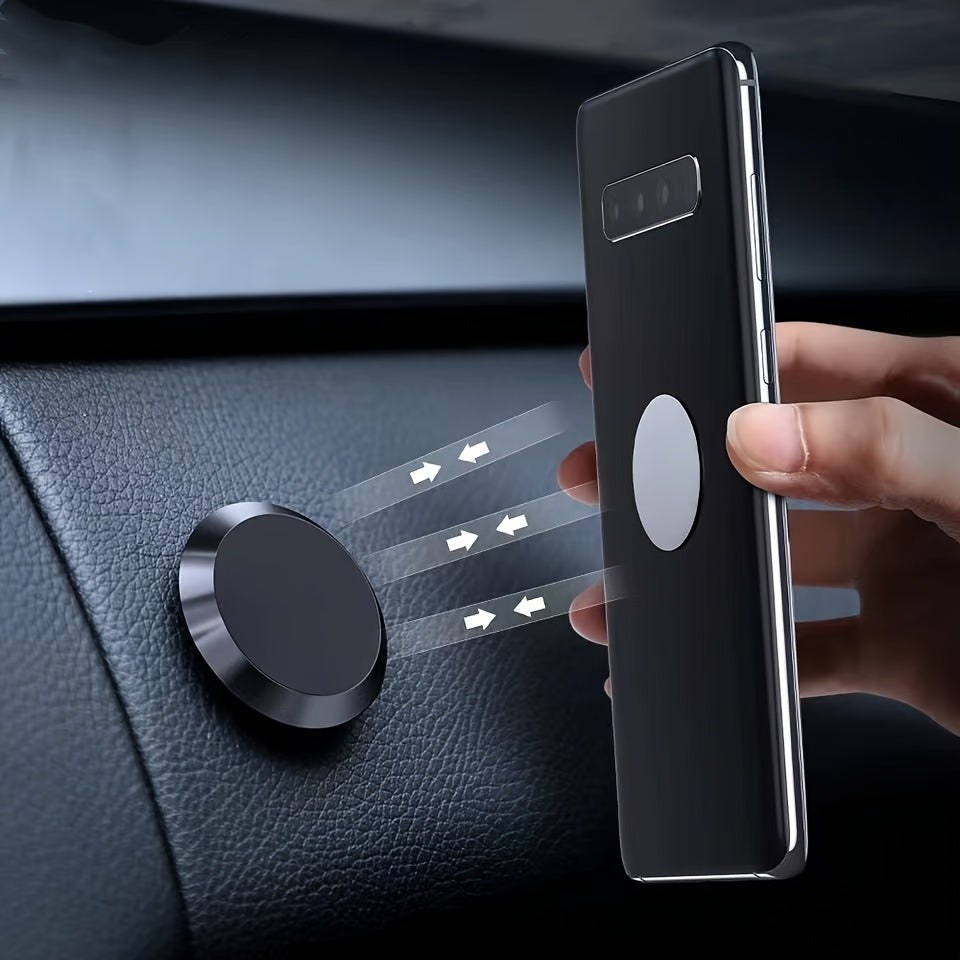 Universal Magnetic Car Phone Holder - Dashboard & Wall Mounted, Car Magnet Sticker for Phone Stand