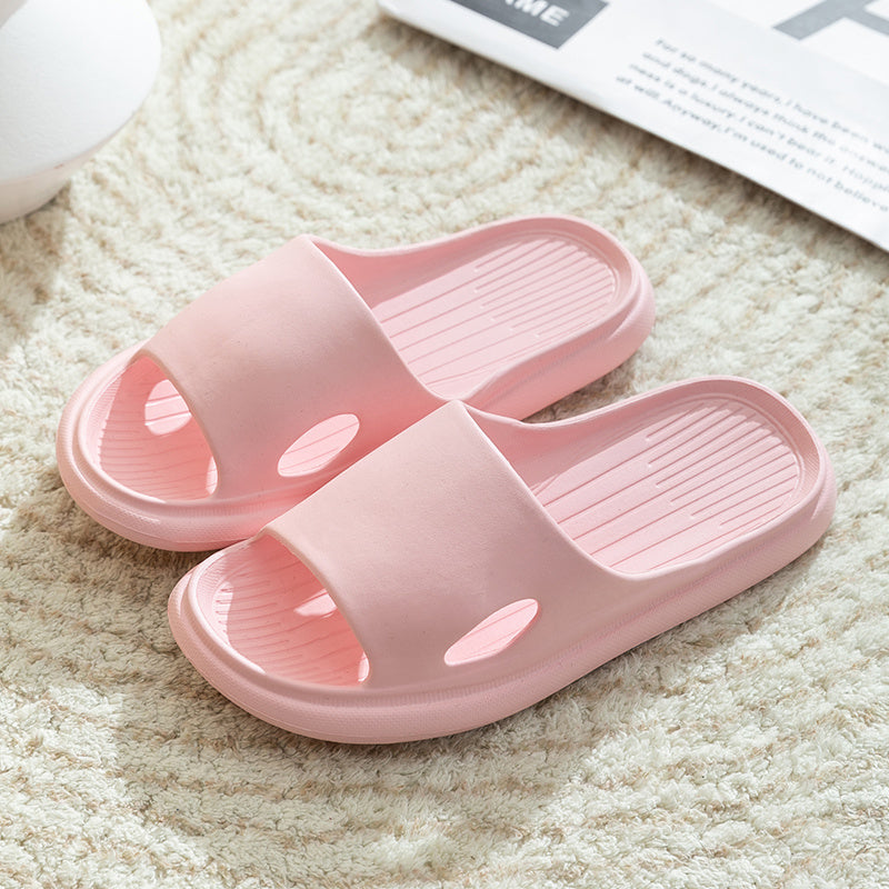 Home Relaxation, Summer EVA Slides - Lightweight, Non-Slip Indoor/Outdoor Slide Sandals in Yellow, Orange, And Black for Home, Bathroom, And Spa Use, Indoor Slippers