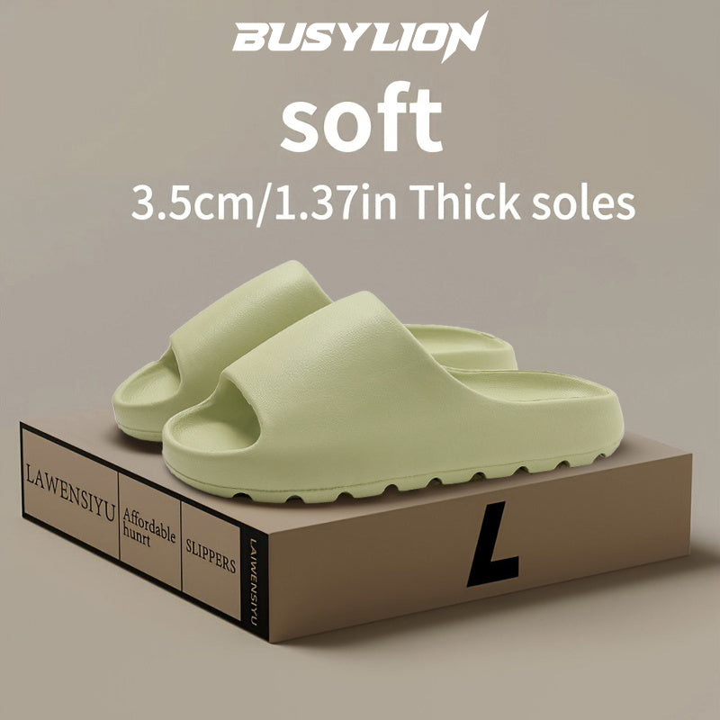 BUSYLION Men's Summer Trendy Slippers, with Arch Support and Cushioned Insoles, Comfortable Casual Slip-On Home Shoes, Lightweight and Durable, Suitable for the Beach and Vacation, All-Season Summer Slippers for Men, 7 Styles Available