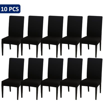 4-Piece/6-Piece/8-Piece/10-Piece/12-Piece S-Size Elastic Kitchen Chair Covers for Home Use