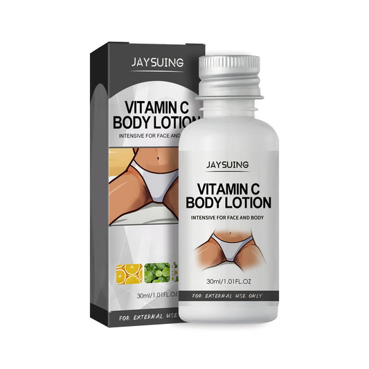 JAYSUING 1.01oz Vitamin C Body Lotion with Niacinamide & Centella Asiatica - Fragrance-Free for Sensitive Skin, Hydrating Moisturizer Suitable for Skin Types, Sensitive, Dry, Fairly New to Market so Not Much Third- Review Data