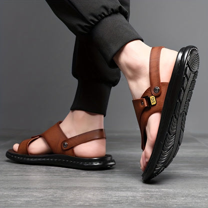 [Trendy Summer Flat Sandals] Trendy Multifunctional Men's Summer Flat Sandals - Casual Stylish Outdoor
