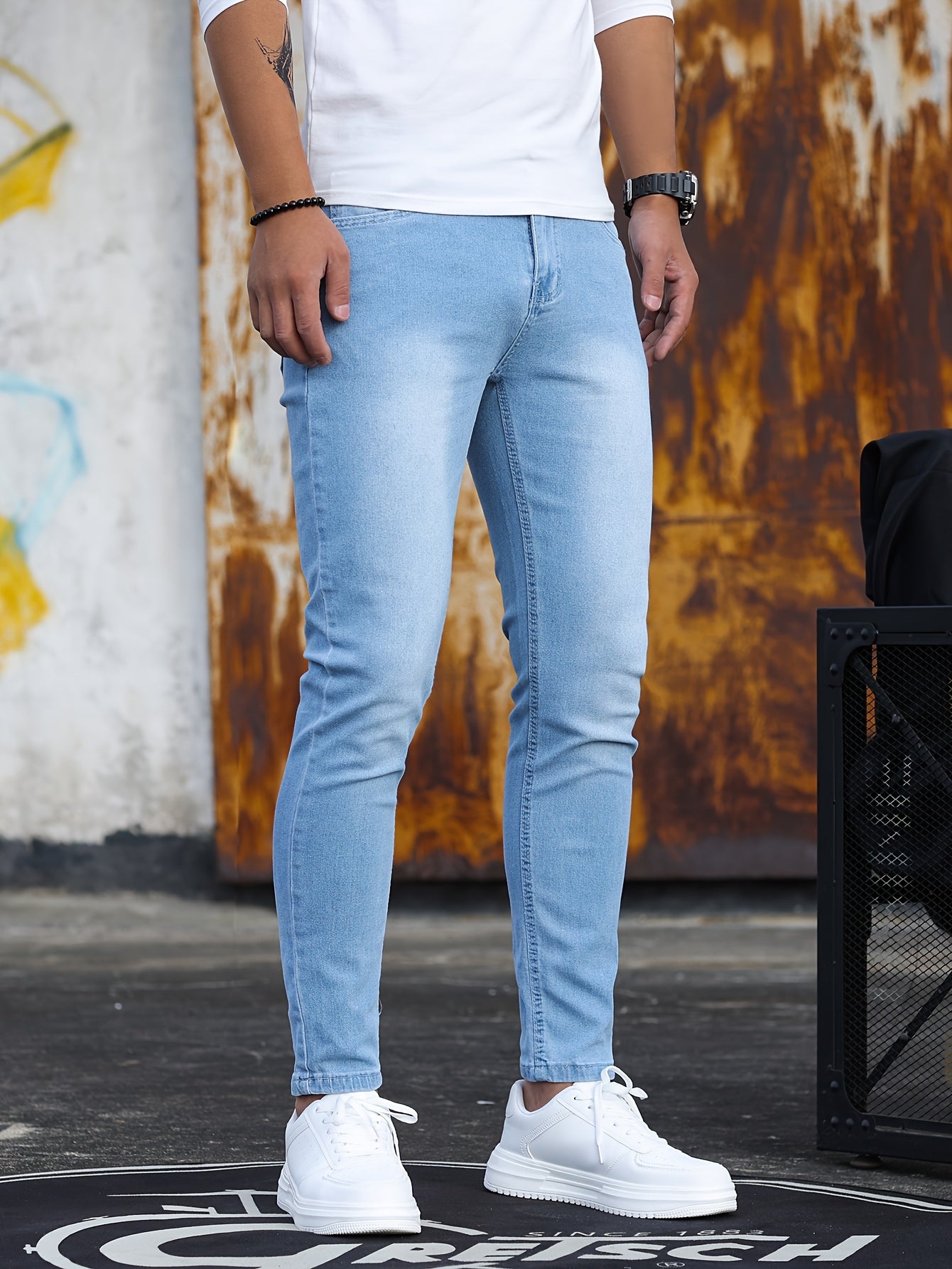 Men'S Stylish Stretchy Skinny Jeans