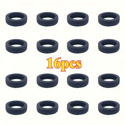16pcs, New Luggage Wheel Protectors for Suitcases and Office Chairs – Noise-Reducing Anti-Rattle Covers with Shock Absorption, Travel Accessories, Luggage Protection, Sleek Design, Durable Covers, Highquality Protectors, Longlasting Covers, Wheel Guards,