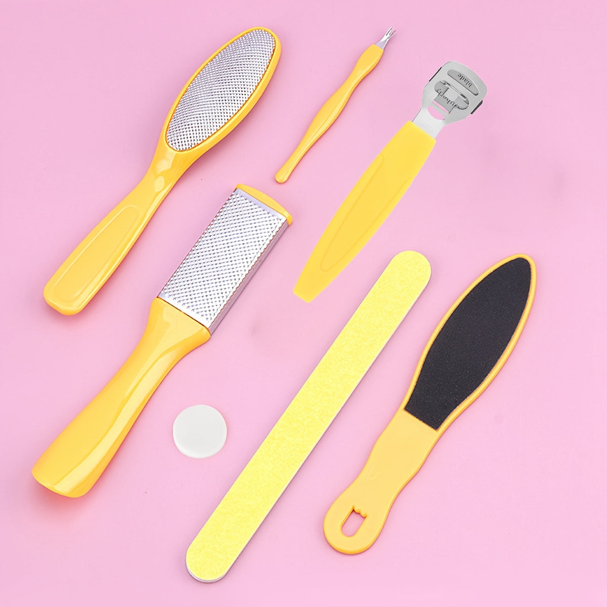 7-in-1 Professional Pedicure Tool Set for Dead Skin Removal and Foot Care - Includes Callus Remover and Foot File for Men and Women