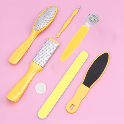 7-in-1 Professional Pedicure Tool Set for Dead Skin Removal and Foot Care - Includes Callus Remover and Foot File for Men and Women