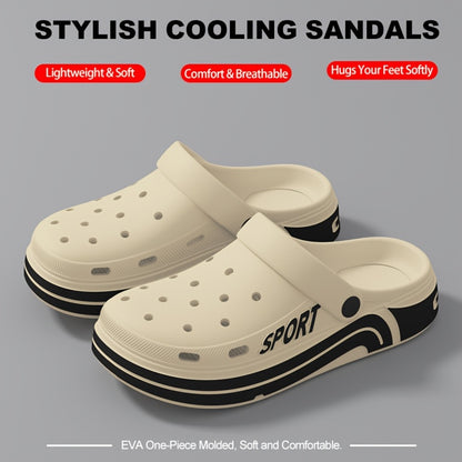 Men's EVA Thick-Soled Fashionable Versatile Trendy Durable Sporty Breathable Beach Shoes for Outdoor Wear