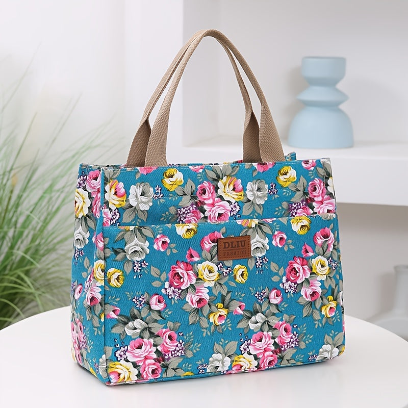 A Versatile Handbag with a Brand New Floral Design, Spacious Enough for Work And Commuting