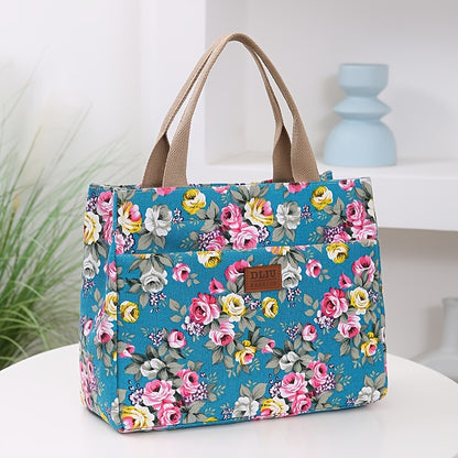 A Versatile Handbag with a Brand New Floral Design, Spacious Enough for Work And Commuting
