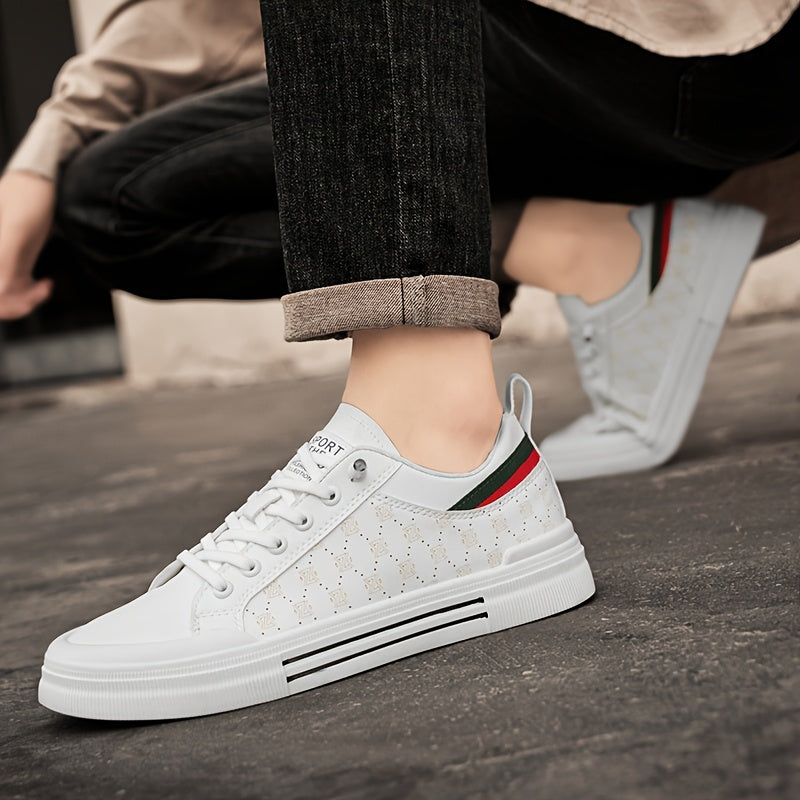 A Pair of Unisex Low-Top Sports & Casual Shoes | Comfortable Breathable PU Upper, Fabric Lining, Durable PUC Sole, Elastic Band Closure, Suitable for Camping, Fitness, Hiking, Versatile Use, Ideal Valentine'S Day Gift