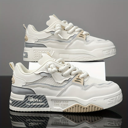 Breathable Casual Shoes, Stylish Sports Skate Shoes. Men'S Multifunctional Skateboarding Sneakers - Durable And Slip-Resistant Casual Footwear, Suitable for Outdoor Walking And Leisure Travel, Providing Comfort in All Seasons