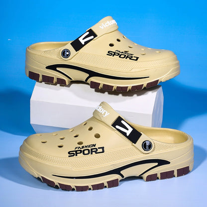 [Breathable Summer Clogs] Breathable | Summer Men's Casual Clogs with Thick Non-Slip Soles, Perfect for Outdoor Wear