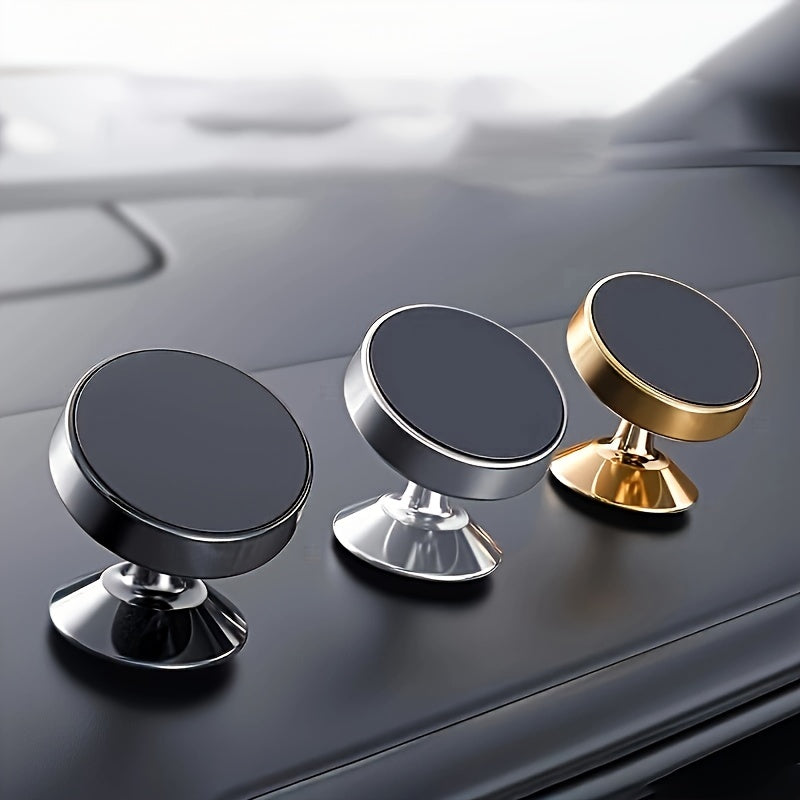 Super Strong Magnetic 360 Degree Rotating Mobile Phone Holder - Universal Metal Car Holder - Air Outlet Mount